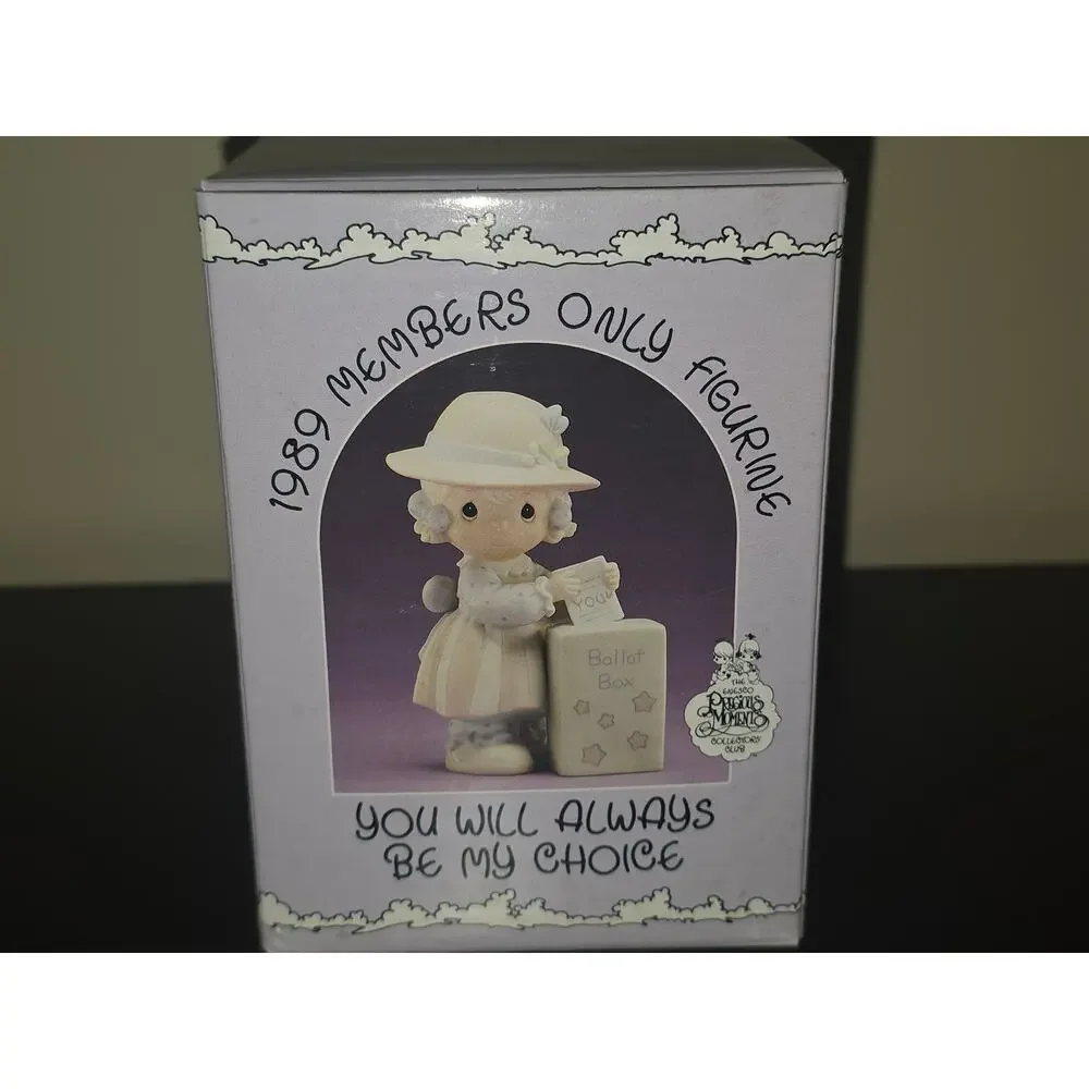 Precious Moments Enesco PM891 “You Will‎ Always Be My Choice” 1989 Members Only